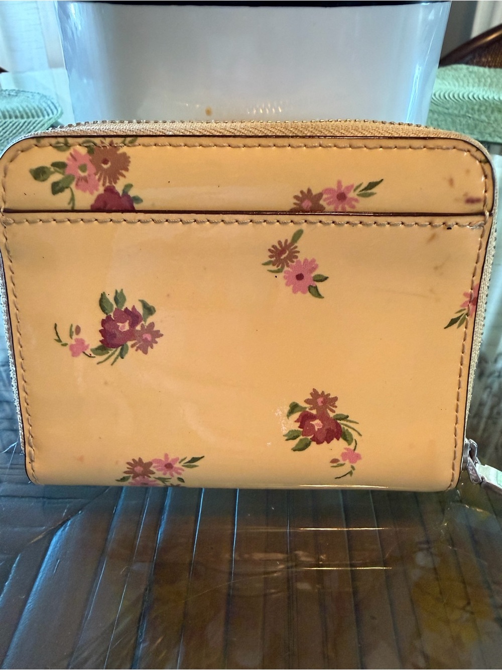 Coach Floral Print Wallet - Picture 12 of 14